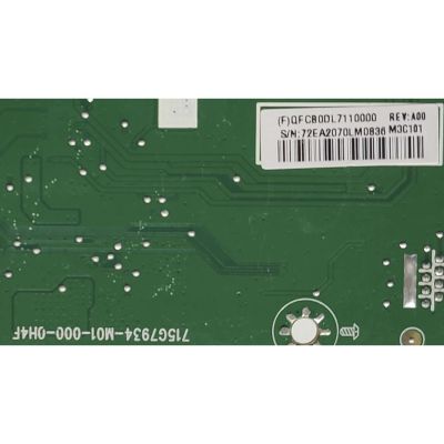 MAIN PARA MONITOR DELL / NUMERO DE PARTE QFCB0DL7110000 / 715G7934-M01-000-0H4F / (F)QFCB0DL7110000 /  PANEL LTM238HL05 / MODELO P2414HC	 - Imagen 2